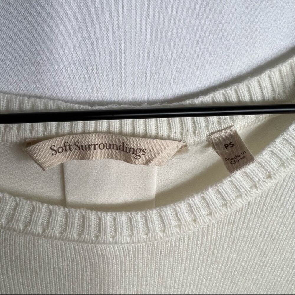 SOFT SURROUNDINGS Sirena A-Line Sweater Chiffon Insert in PS - Picture 3 of 7